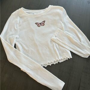 Aeropostale - Cropped Long Sleeve Top